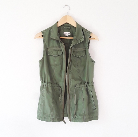 Merona Jackets & Blazers - Olive army utility vest